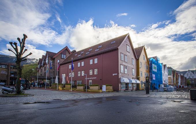 Radisson Blu Royal hotel - fasade på Bryggen