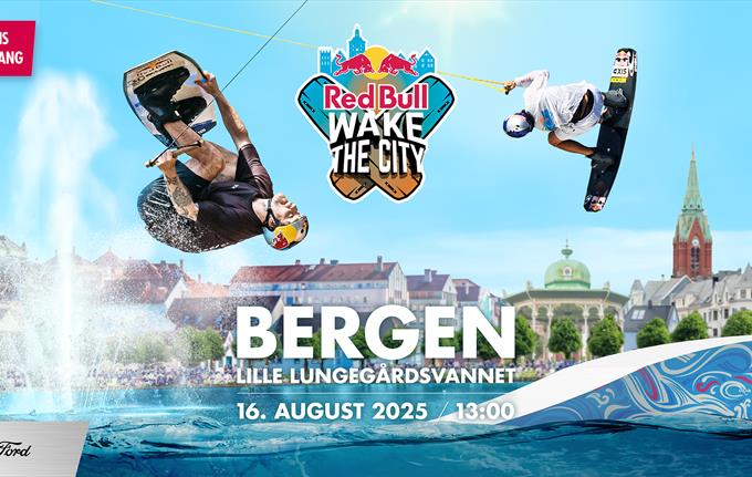 Red Bull Wake the City inntar Lille Lungegårdsvannet 16. august kl. 13.00