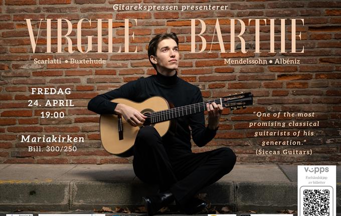 Guitar concert with Virgile Barthe