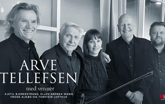 Arve Tellefsen med venner