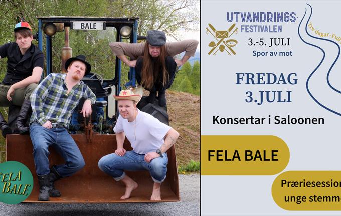 Fredagskveld i Saloonen - Utvandringsfestivalen 2026
