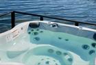 Nyt utsikten fra en Jacuzzi