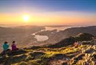 Solnedgang om sommeren fra Ulriken