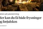 Førjulskos og frysninger