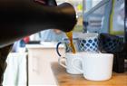 Varm kaffe og svele