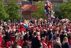Russen i 17. mai toget i Bergen