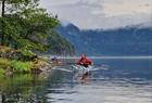 Kurs i havpadling med kajakk