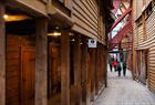 Smalgangene på Bryggen i Bergen