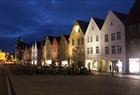Kveld på Bryggen i Bergen