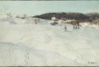 Frits Thaulow, Vinter i Norge, 1886. Musee d'Orsay.