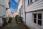 Wooden houses in Bergen city center