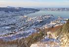 Utsikt fra toppen av Fløyen