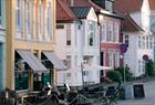 Sjarmerende trehusbebyggelse på Nordnes i Bergen