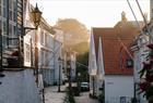 Sjarmerende trehusbebyggelse på Nordnes i Bergen