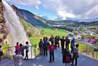 Utsikt over Steinsdalsfossen