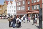 Turister på Bryggen