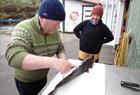 Fisketur med utendørs matlaging