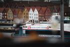 Utsikt mot Bryggen fra Bjerck Restaurant & Bar
