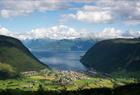 View of Vik from Storesvingene