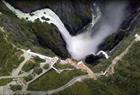 Vøringsfossen sett ovenfra