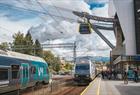 Gondolen på Voss Stasjon bruker 9 minutter til Hangurstoppen Restaurant