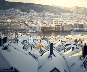 Bergen i verdenstoppen blant bærekraftige reisemål