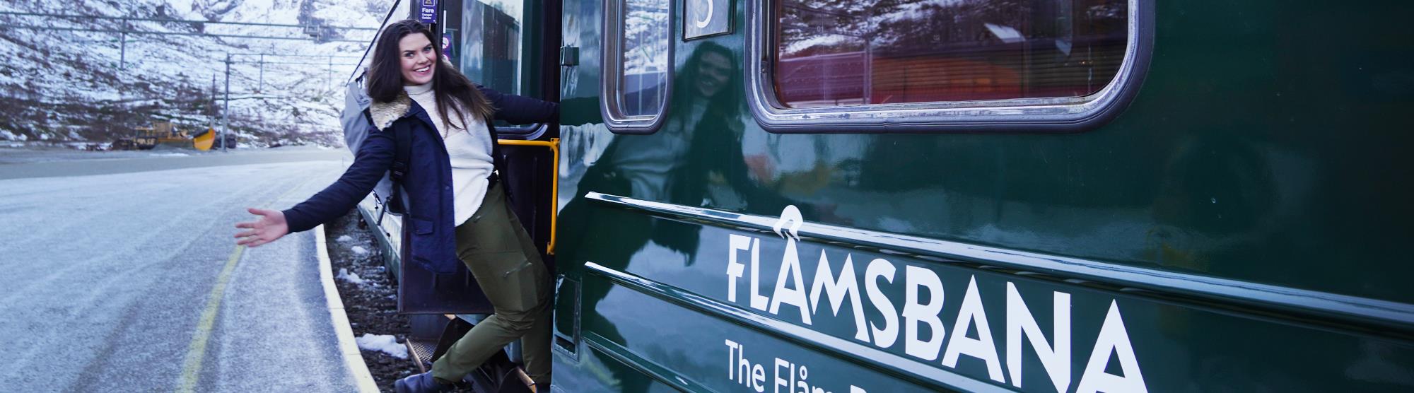 Se hvordan du kommer deg fra Bergen til Flåm