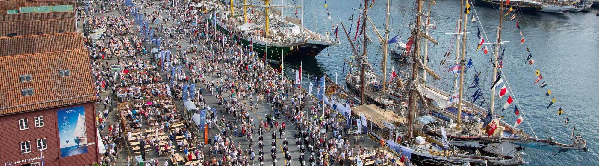 Planning major events in Bergen - The Tall Ships Race