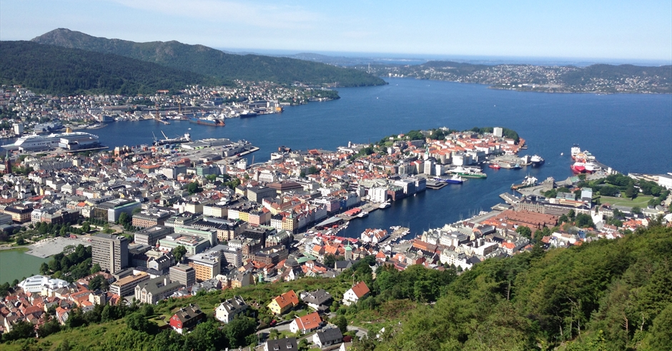 Vidden Over Vidden fra Ulriken til Fløyen - visitBergen.com