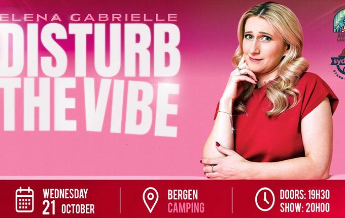 Elena Gabrielle – Disturb the Vibe - English Stand-Up Comedy in Bergen