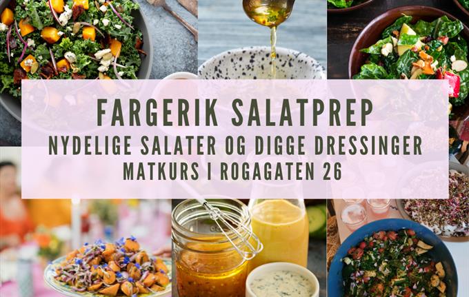 Matkurs: Fargerik salatprep - august