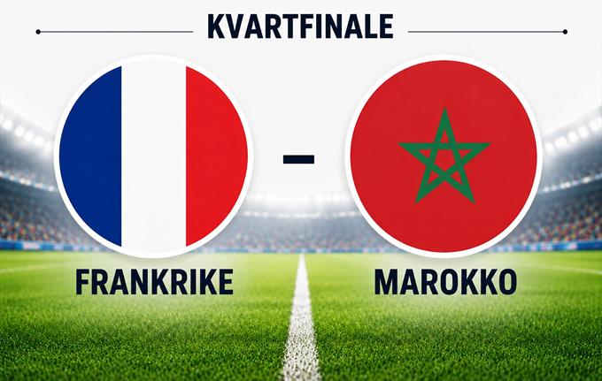 KVARTFINALE: Frankrike - Marokko