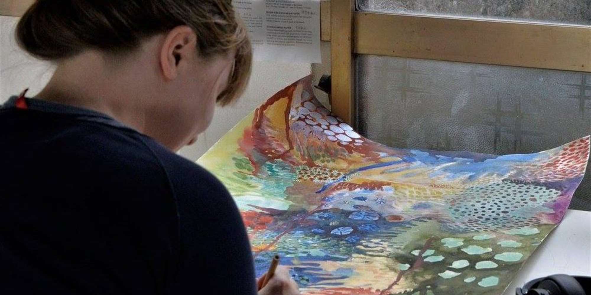 Malekurs med kunstner Aurora Solberg Malekurs med kunstner Aurora Solberg