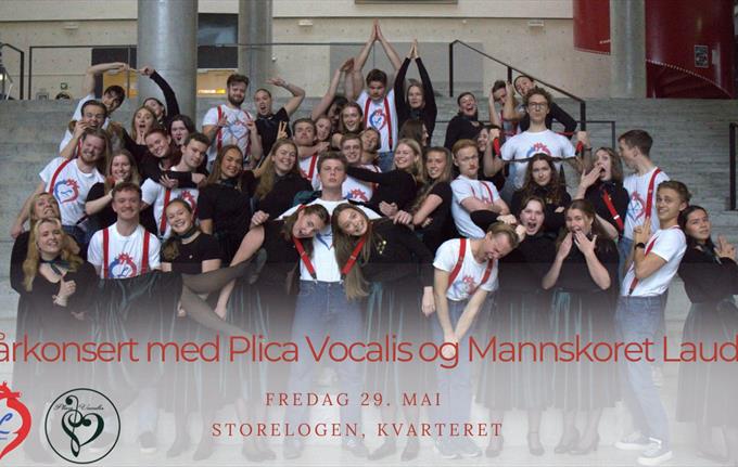 Vårkonsert m/Plica Vocalis og Mannskoret Laudes