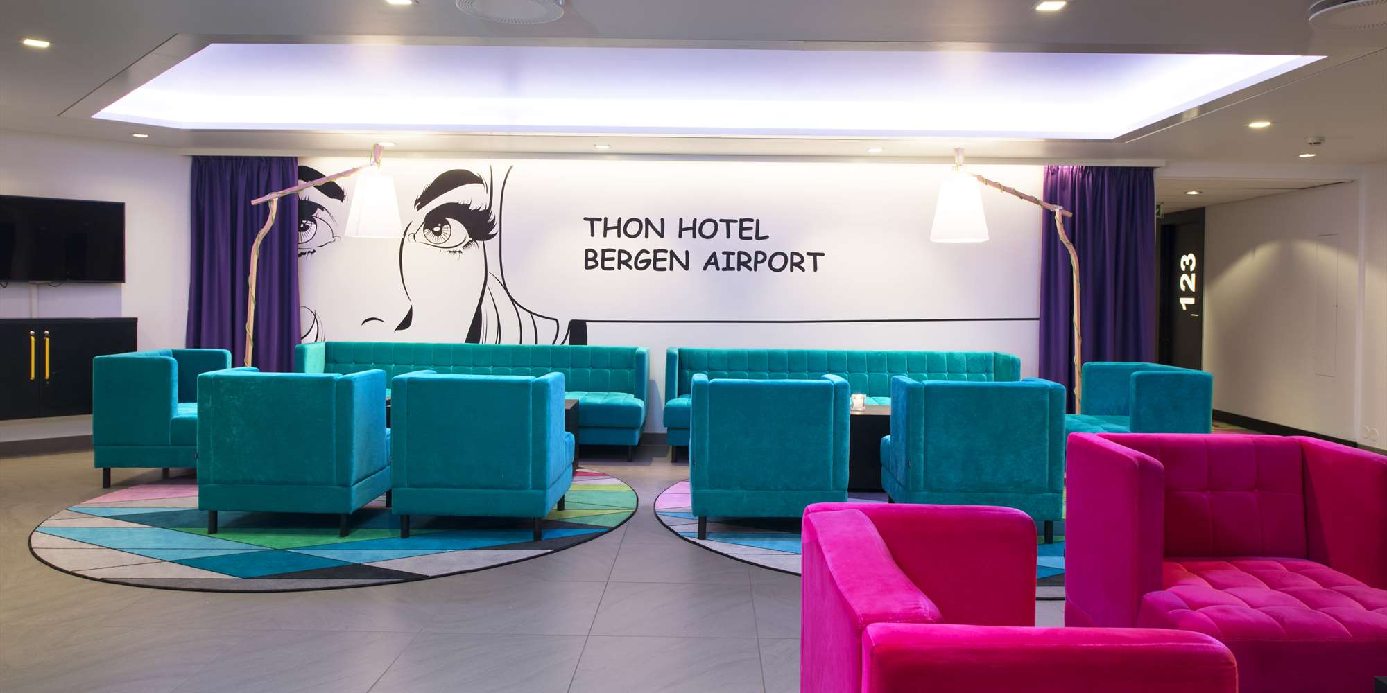 Thon Hotel Bergen Airport - Lobby