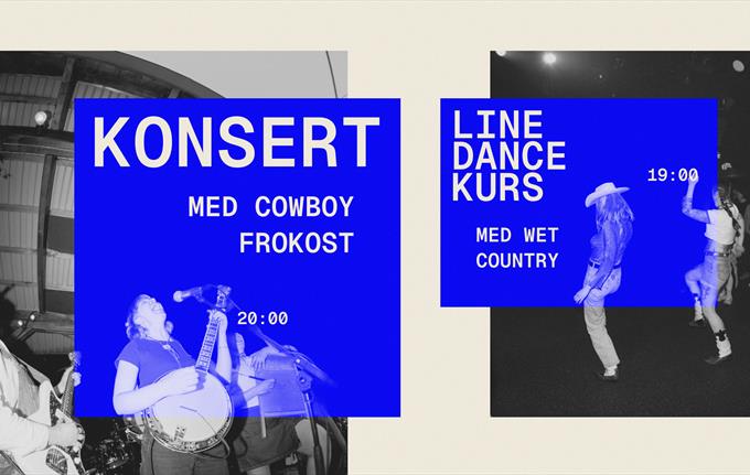 COWBOYFROKOST HELAFTEN + MAT SERVERING + LINE DANCE KURS MED WET COUNTRY + ETTERFEST MED DJ COWBOY KVELDSMAT