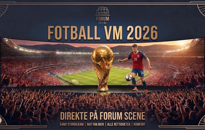 Se Fotball-VM på Forum Scene