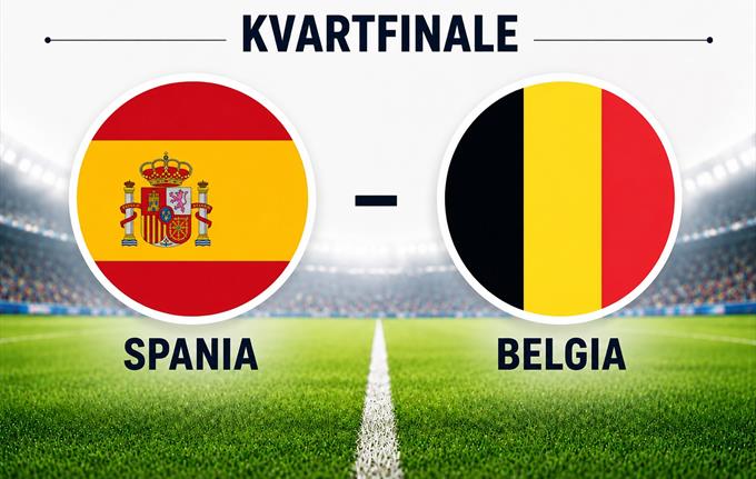 KVARTFINALE: Spania - Belgia