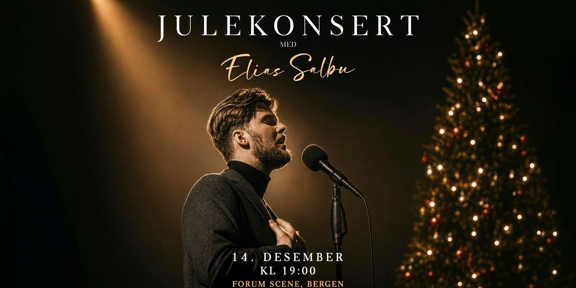 Julekonsert med Elias Salbu Julekonsert med Elias Salbu