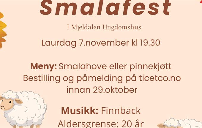 Smalafest 7. november kl 19:30