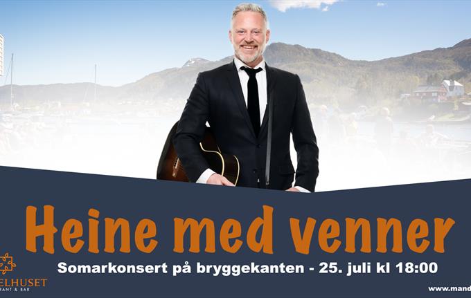 Heine med venner! Sommarkonsert på Mandelhuset