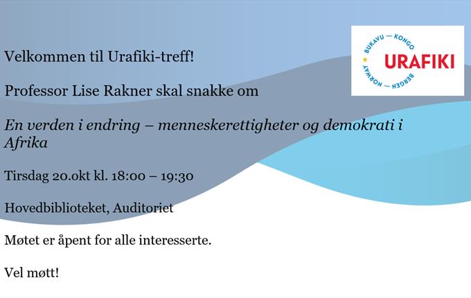 Urafiki-treff: Menneskerettigheter og demokrati i Afrika