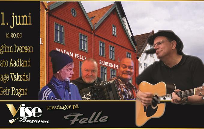 Dagfinn Iversen, Kato Aadland, Geir Rognø og Aage Vaksdal