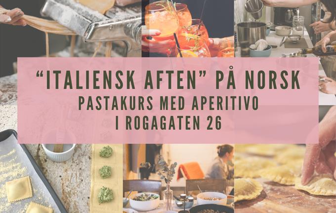 Matkurs: "Italiensk aften" på norsk - november26