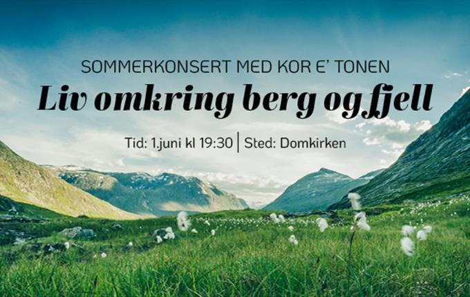 Sommerkonsert med Kor e' tonen