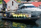Fjordcruiset med rib-båt starter i Norheimsund