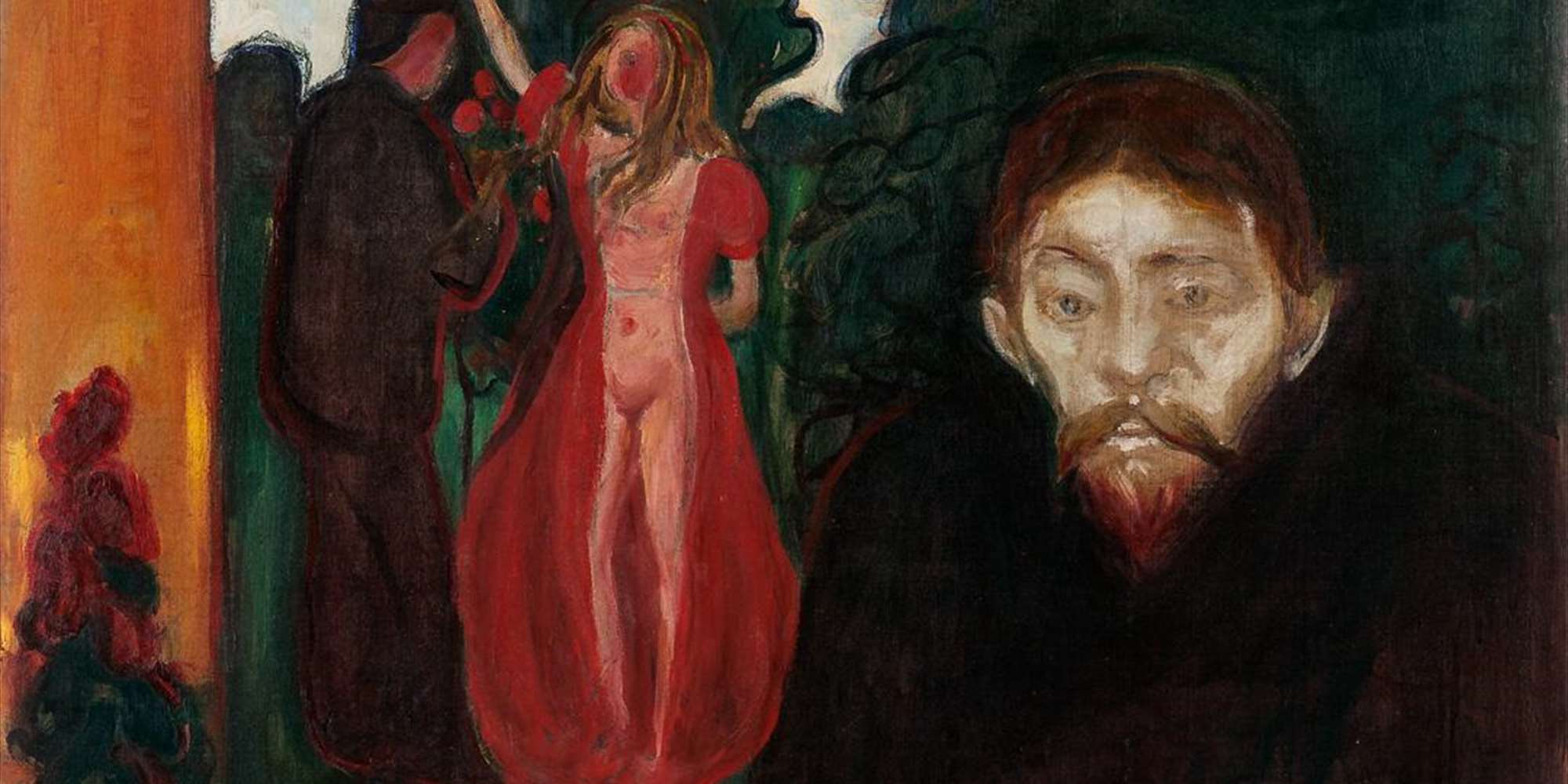 Edvard Munch (1863-1944): Sjalusi, 1895.