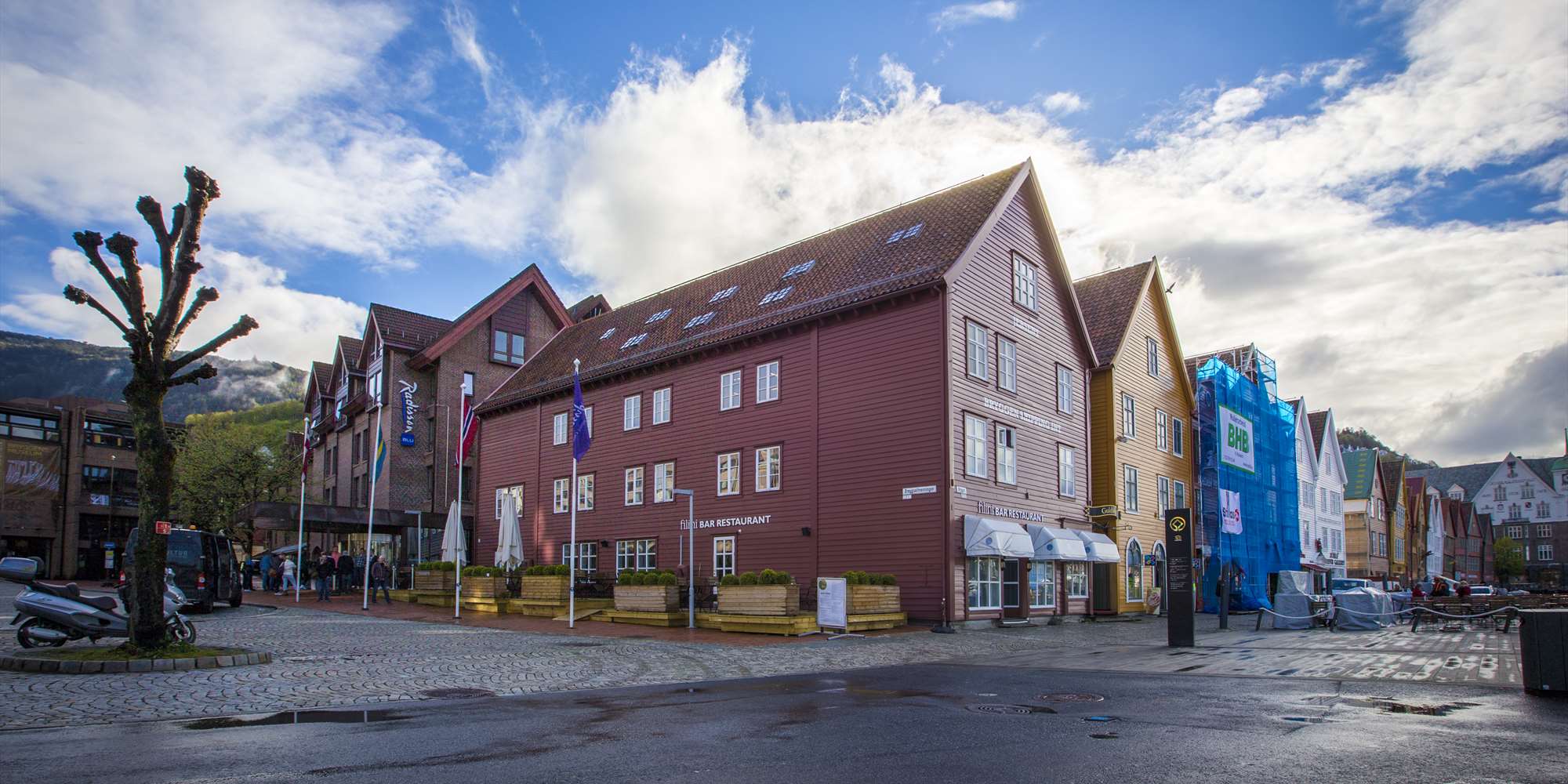 Radisson Blu Royal hotel - fasade på Bryggen