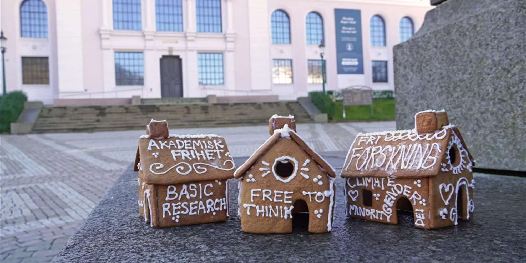 UiB presenterer: Den akademiske pepperkakebyen. UiB presenterer: Den akademiske pepperkakebyen.